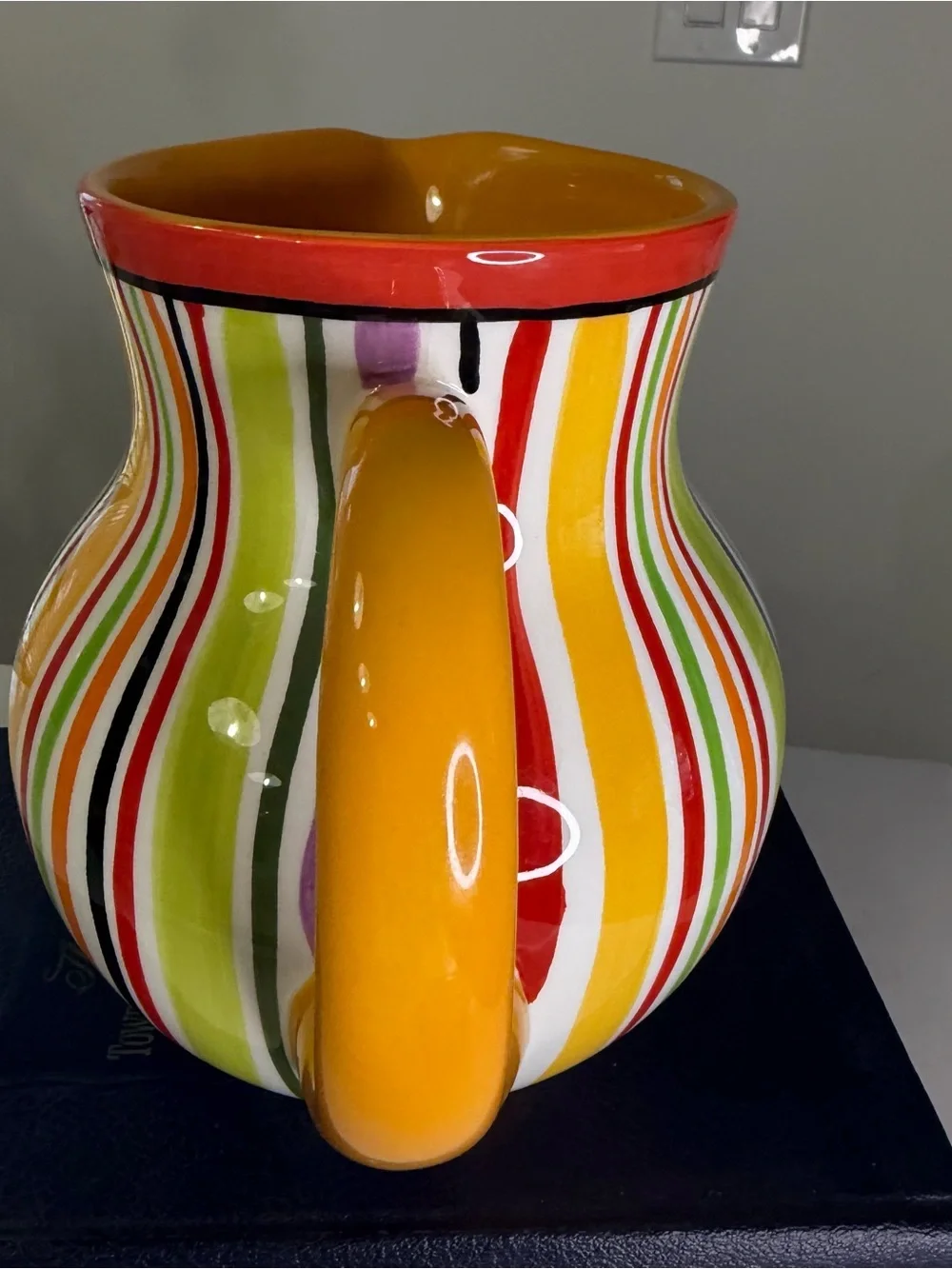 Crate&Barrel bright ceramic